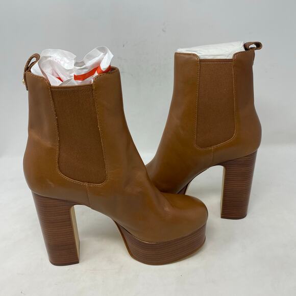 MICHAEL Michael Kors Natasha Leather Platform Boot Womens Size 7.5 - Picture 6 of 9